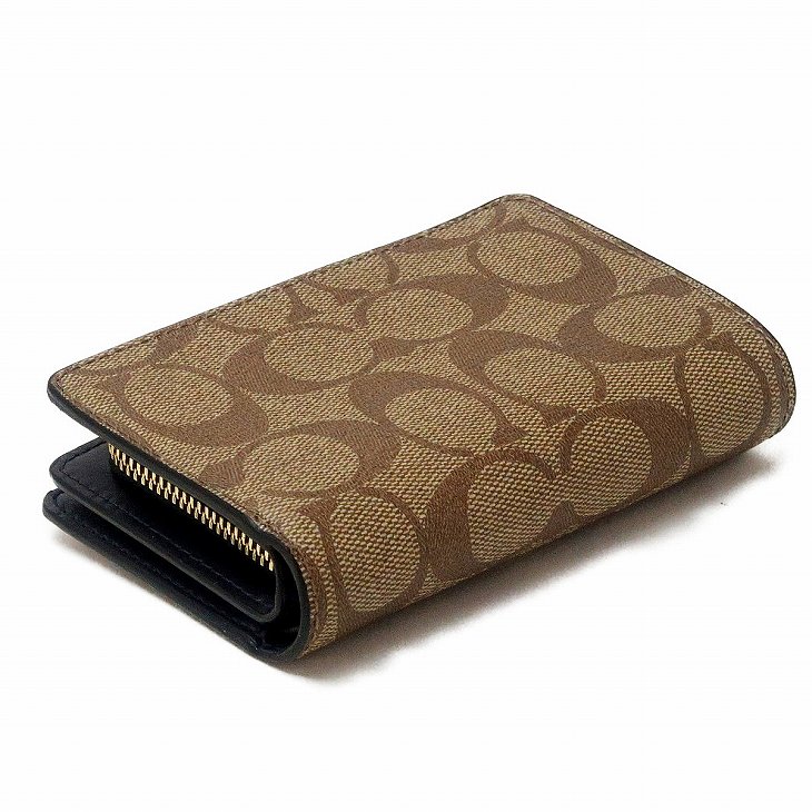 COACH コーチ 財布 長財布 新作 新品 シグネチャー レザー 二
