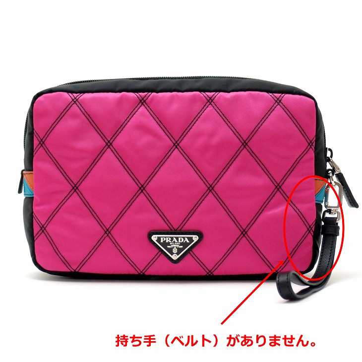 PRADA 訳あり プラダ バッグ セカンドバッグ クラッチバッグ