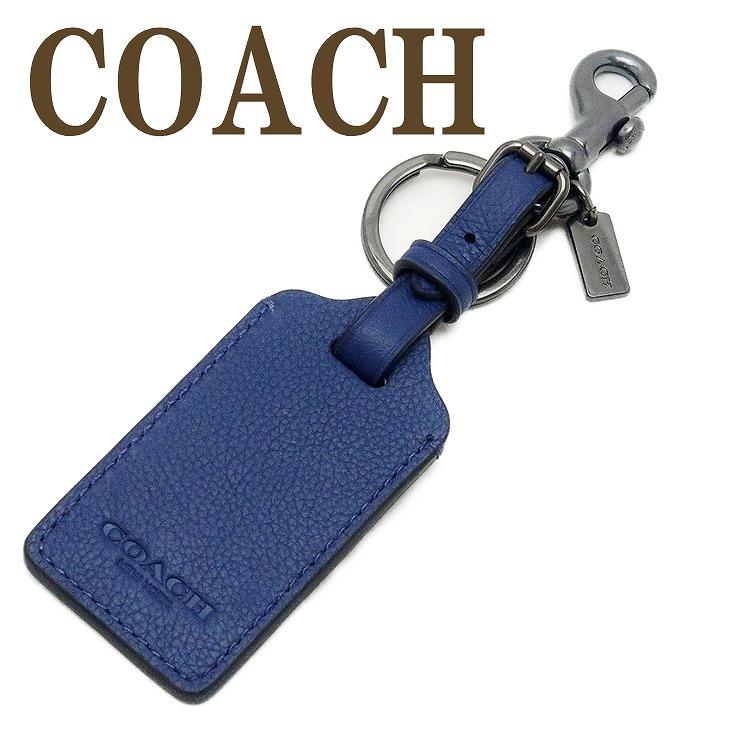 未使用タグ付きコーチCOACH キーリング ネイビー/シルバー写真入れ手帳型本物 COACH（コーチ） 【並行輸入品】コーチ キーリング メンズ