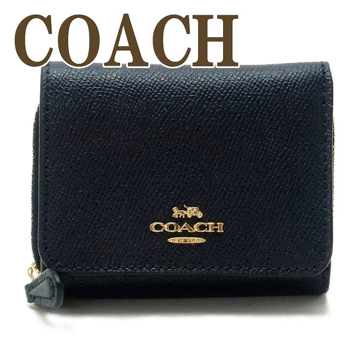 COACH コーチ 財布 三つ折り レディース レザー 37968IMMID
