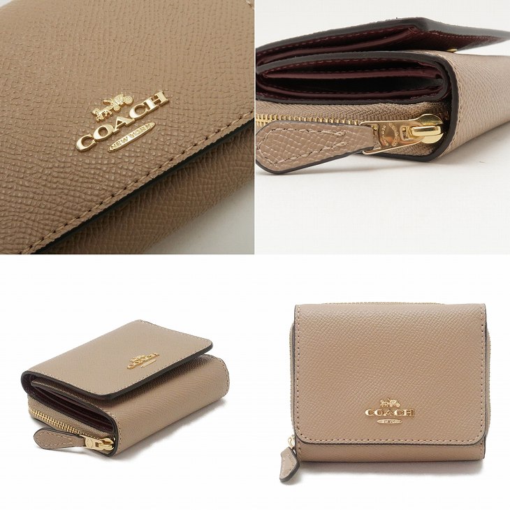 COACH コーチ 財布 三つ折り 折財布 ミニ レディース レザー COACH コーチ 財布 三つ折り 折財布 ミニ レディース レザー