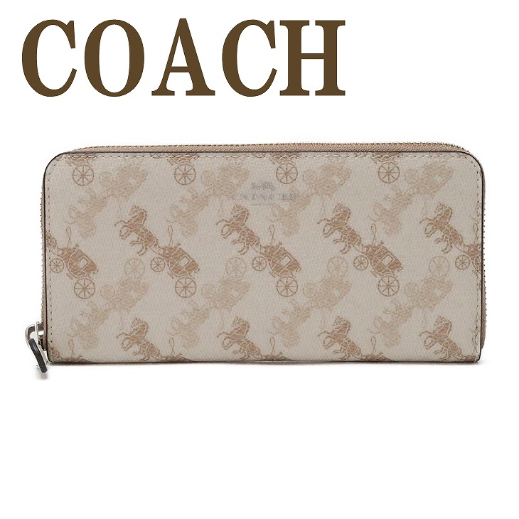 コーチ COACH 財布 レディース 長財布 ラウンドファスナー レザー 