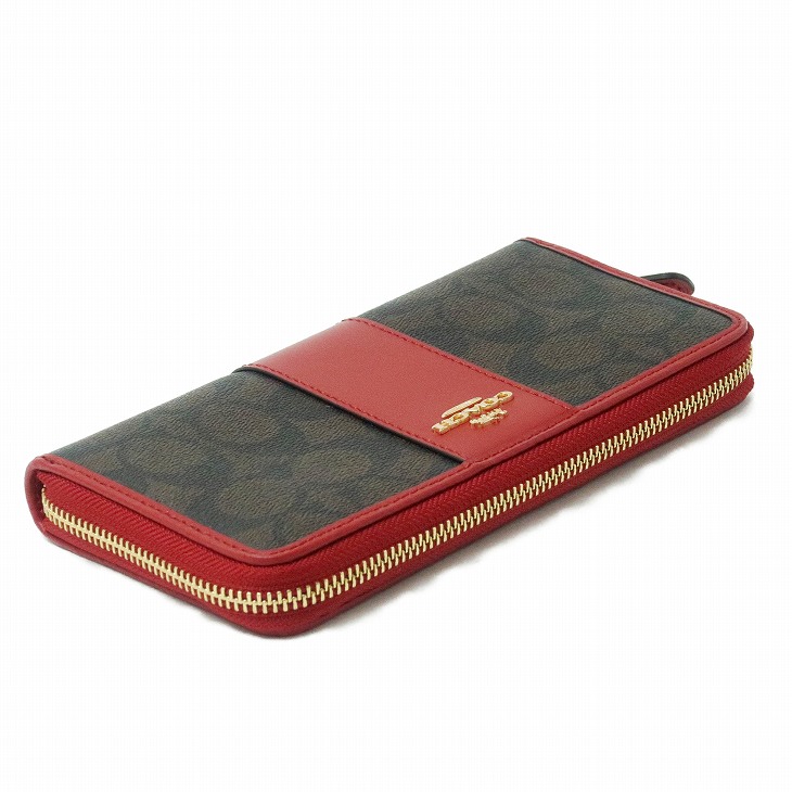 コーチ COACH アコーディオン ジップアラウンドシグネチャー F54630 COACH 【並行輸入品】コーチ 財布 レディース 長財布
