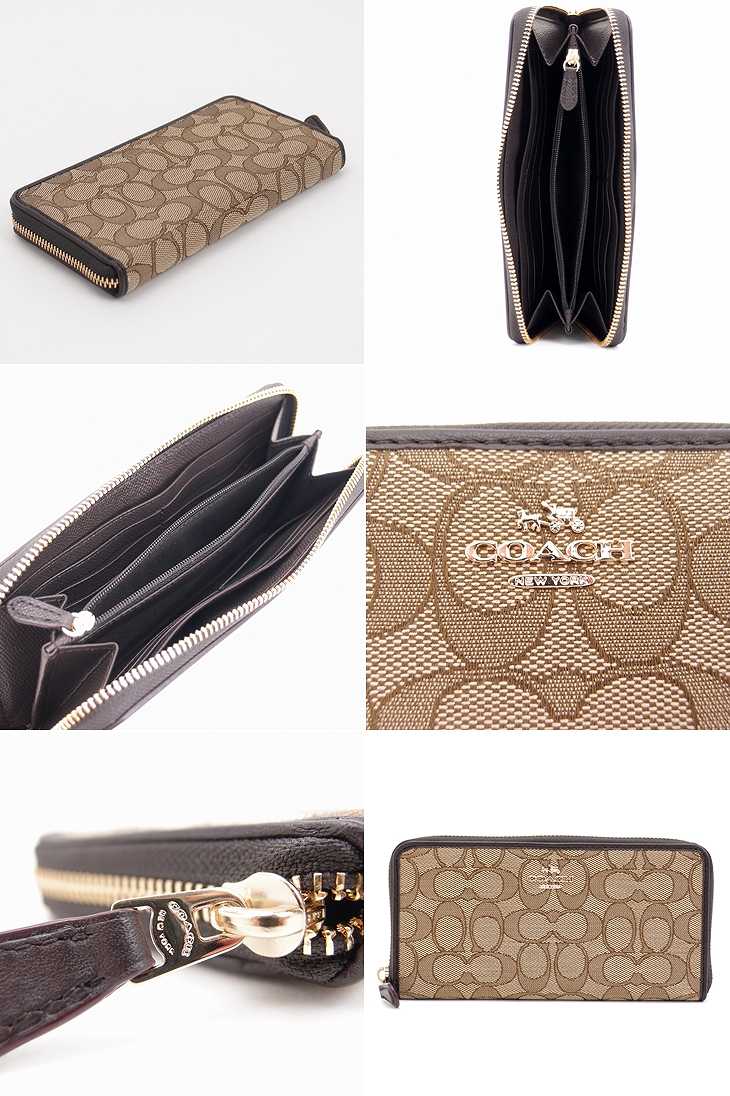 COACH コーチ 財布 長財布 レディース ラウンドファスナー