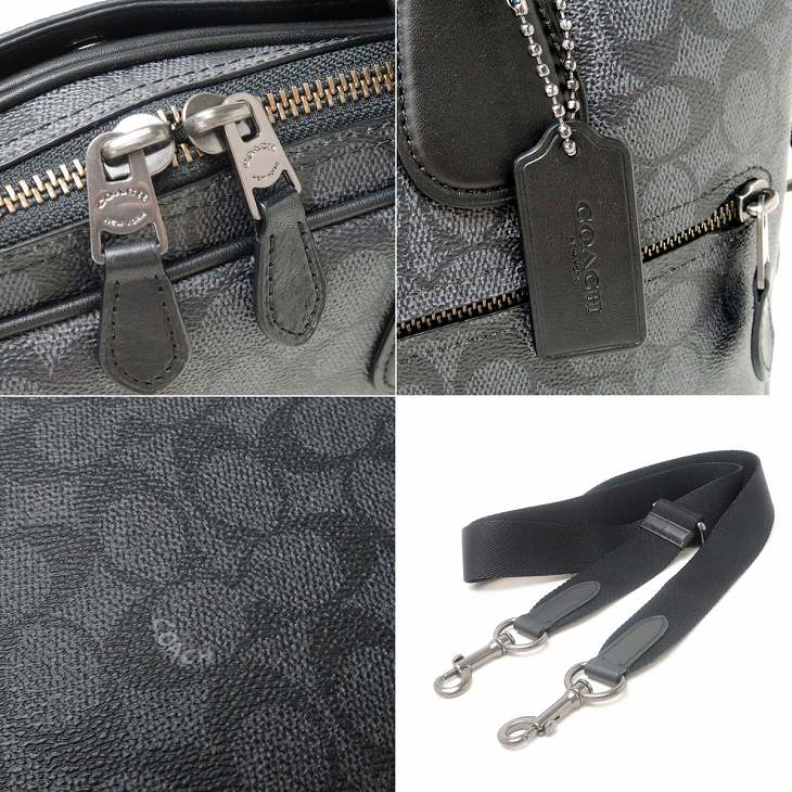 COACH / コーチ　メンズビジネストート　ブラック　訳あり コーチ COACH コーチ バッグ メンズ COACH アウトレット