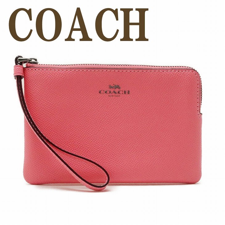 コーチ COACH ポーチ ハンドポーチ リストレット クラッチ 財布 ハンドバッグ ピンク 58032QBQRI 【ネコポス】 ブランド 人気 COACH（コーチ） 【並行輸入品】コーチ ポーチ ハンドポーチ リスト