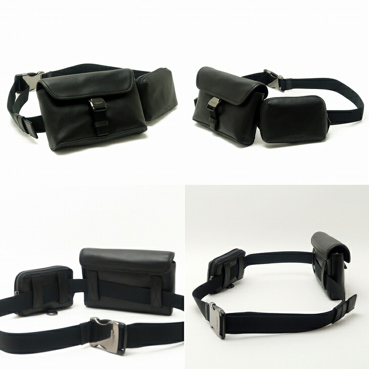 コーチ COACH バッグ メンズ ショルダーバッグ 斜めがけ レザー ダブル ライダー 小物入れ ポーチ 6320QBBK ブランド 人気 6320qbbk_4.jpg