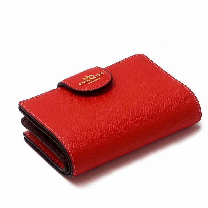 COACH コーチ 財布 二つ折り財布 レディース レザー ロゴ