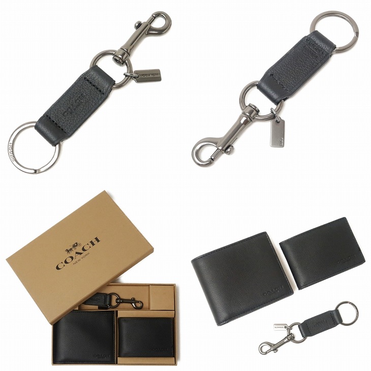 COACH コーチ 財布 メンズ 二つ折り財布 カードケース