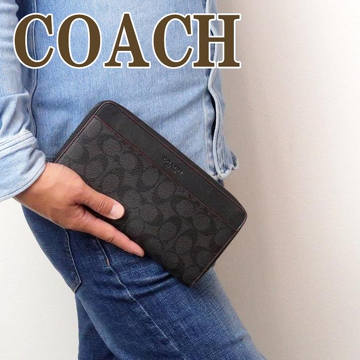 コーチ 財布 COACH メンズ 長財布 パスポートケース レザー製 67623N3A