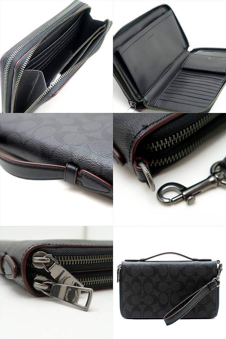 コーチ COACH 財布 メンズ セカンドバッグ ポーチ クラッチバッグ 長 