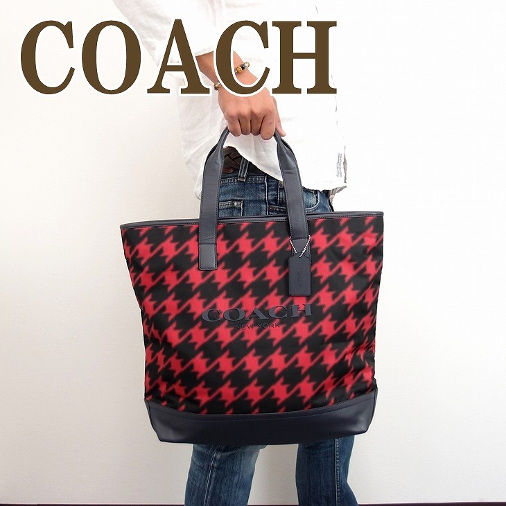 コーチ COACH バッグ メンズ トートバッグ ショルダーバッグ ゴルフバッグ 千鳥格子 ボストンバッグ 71758E82