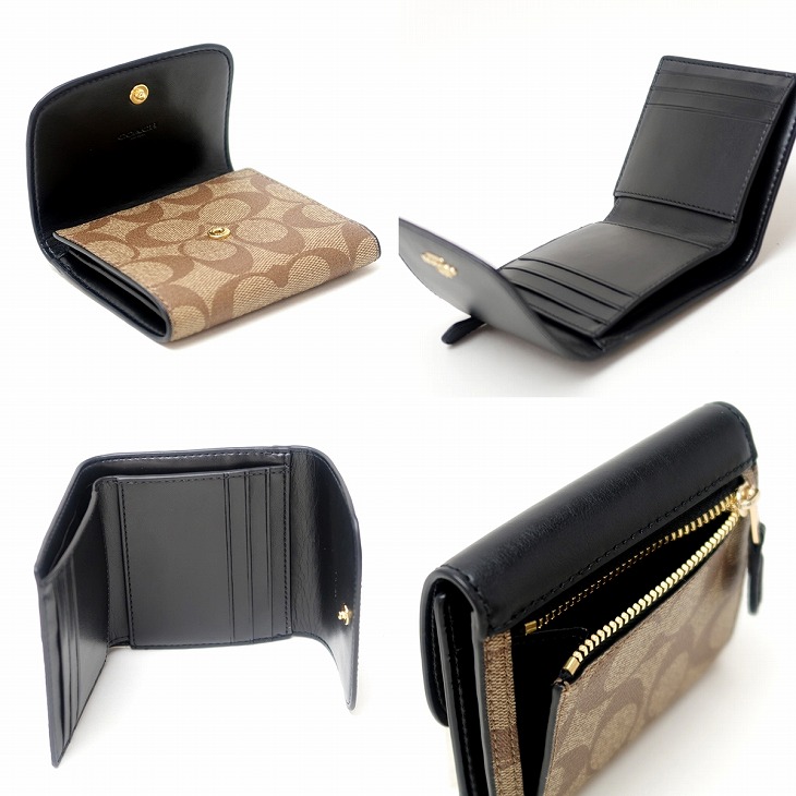 【新品】コーチ三つ折り財布 F87589 楽天市場】コーチ 財布 COACH 三つ折り 財布 レディース レザー