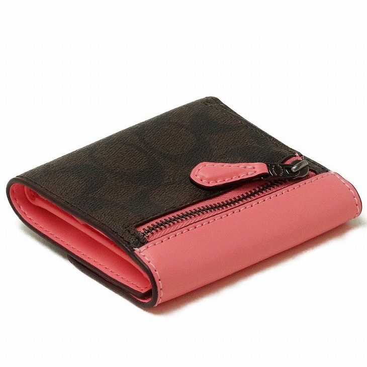 coach 財布 COACH（コーチ） 国内発送 折りたたみ財布 レディース PVCコーティング