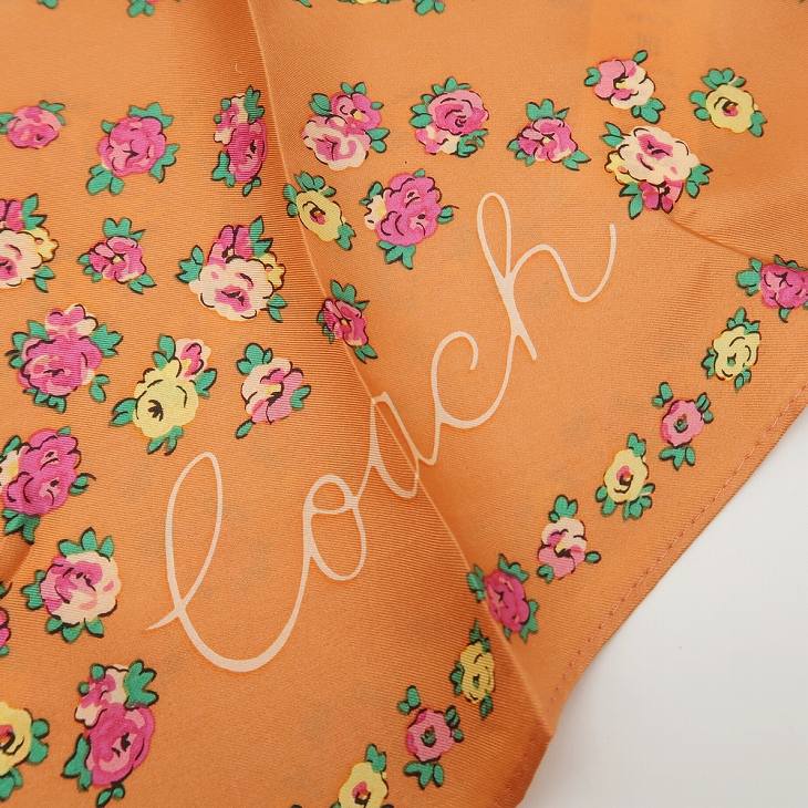 コーチ ストール マルチカラー 大判 110ｃｍ ストライプ 春夏 レディース 美品 ロゴ ＣＯＡＣＨ　スカーフ COACH（コーチ） ストール マルチカラー 大判 110cm ストライプ 春夏