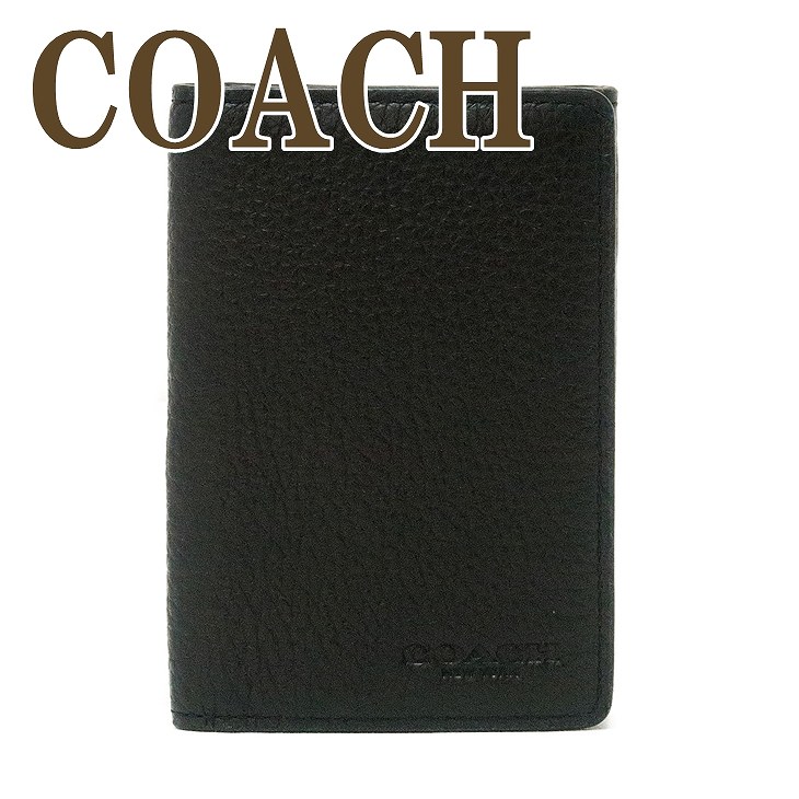 COACH 名刺入れ カードケース【ブラック】 COACH（コーチ） 【並行輸入品】コーチ メンズ カードケース 名刺入れ