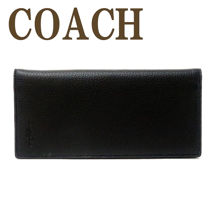 特別セール品】 COACH コーチ F74977 新品 ブラック 財布 メンズ 小物