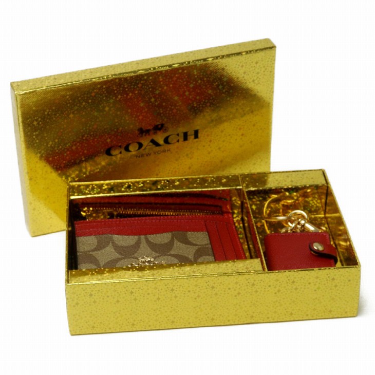 COACH コーチ 財布 レディース キーホルダー コインケース