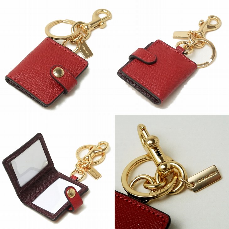 新品未使用】COACH コーチ キーホルダー 丸型コインケース
