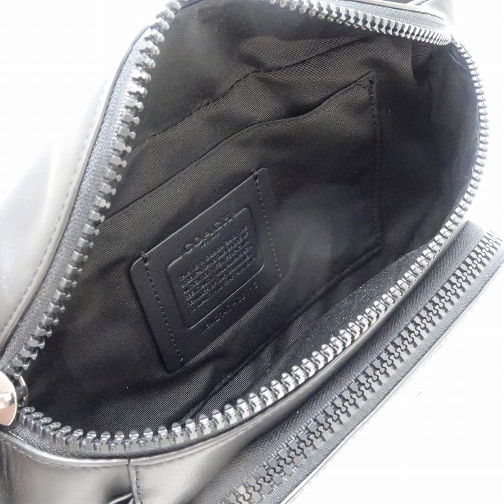極美品✨コーチ ウエストバッグ ボディバッグ ロゴ型押し レザー