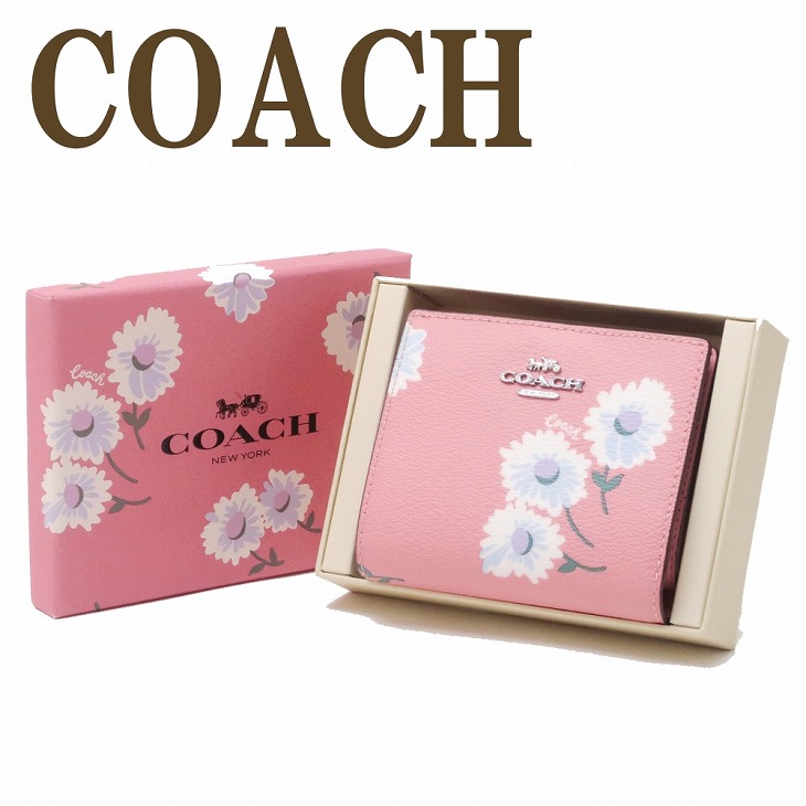 コーチ COACH 財布 レディース 二つ折り財布 花柄 フローラル フローラ