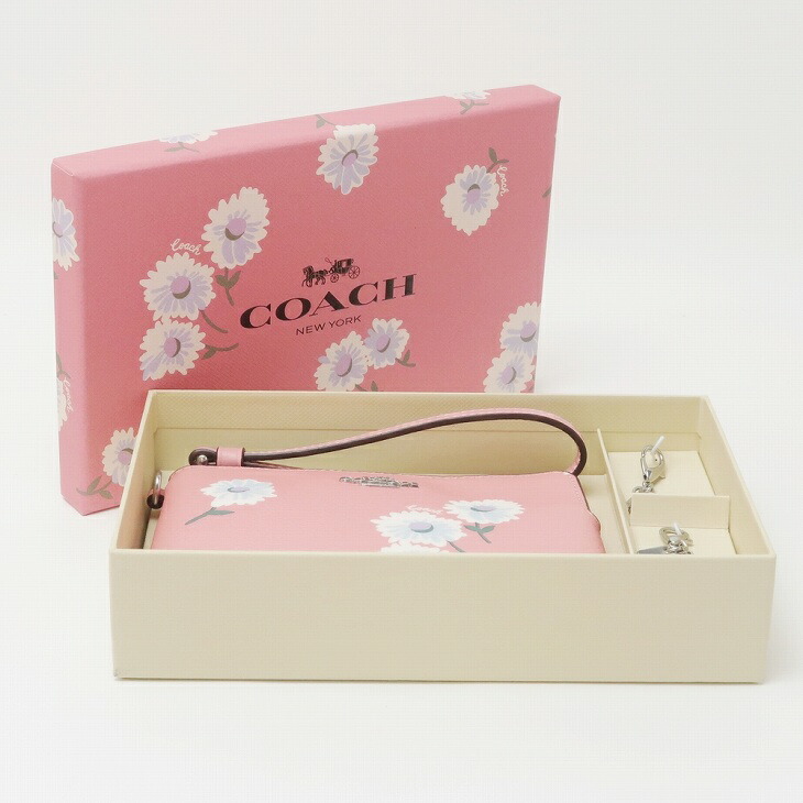 【coach ピンク花柄 ポーチ】 COACH 「COACH」 花柄ポーチ - ピンク レディース : ZOZOTOWN