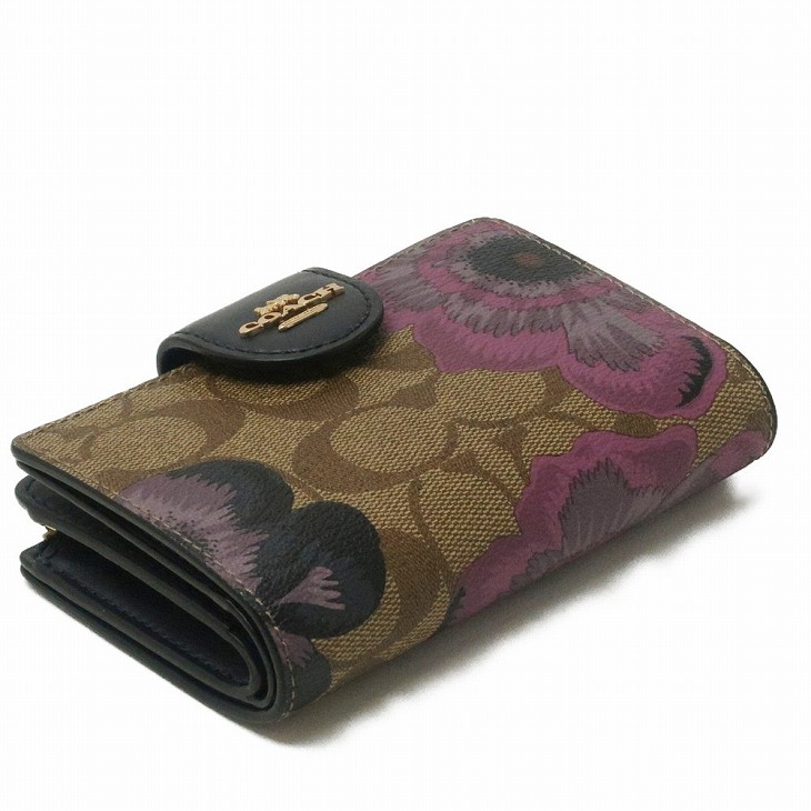 COACH コーチCOACH財布 新作 新品 シグネチャー フローラル