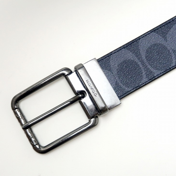 コーチ ベルト メンズ COACH belt ジュエルブルーマリン C4423 QBSRX