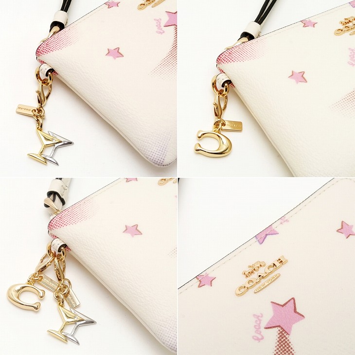 COACH ピンク ボディバッグ 星柄ストラップ COACH（コーチ） 【並行輸入品】コーチ ポーチ 財布 ハンドポーチ