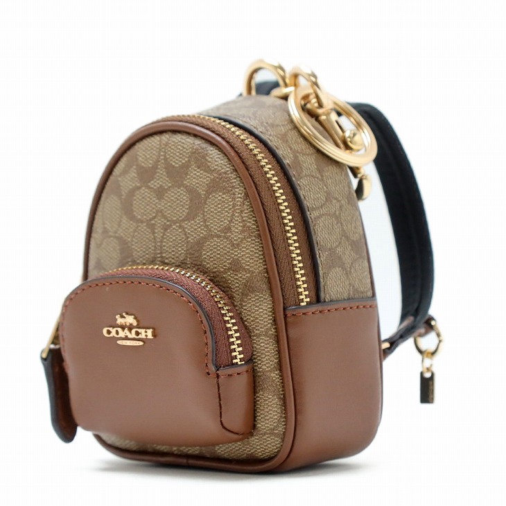 【未使用品】コーチ coach ミニサドル バッグ チャーム シグネチャー 公式】COACH – コーチ | ミニ ローグ バッグ チャーム
