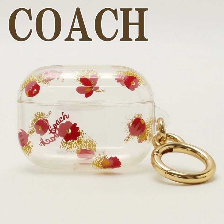 COACHヘリテージターンロックAirPodsレザーケース ターコイズチャーム COACHヘリテージターンロックAirPodsレザーケース ターコイズ