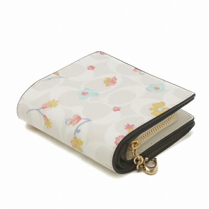 COACH コーチ シグネチャー フローラル 二つ折り財布 CR968 花柄 (Coach/折りたたみ財布) CR968 【BUYMA】