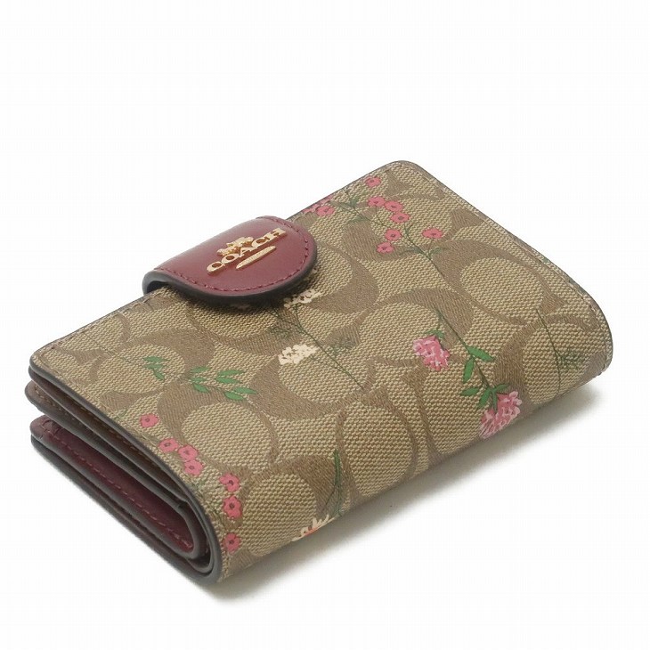 COACH 【並行輸入品】コーチ 財布 レディース 二つ折り財布 花柄