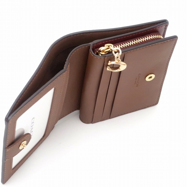 COACH コーチ 財布 レディース 二つ折り財布 シグネチャー 花柄