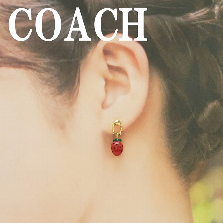 【COACH】Swarovski スワロフスキー コーチ ロゴピアス★ COACH】Swarovski スワロフスキー コーチ ロゴピアス (Coach