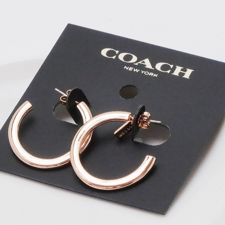 コーチ COACH ピアス フープ リング ワッカ レディース わっか 輪 半円