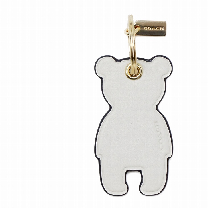 即発】コーチ COACH キーホルダー レディース キーリング クマ