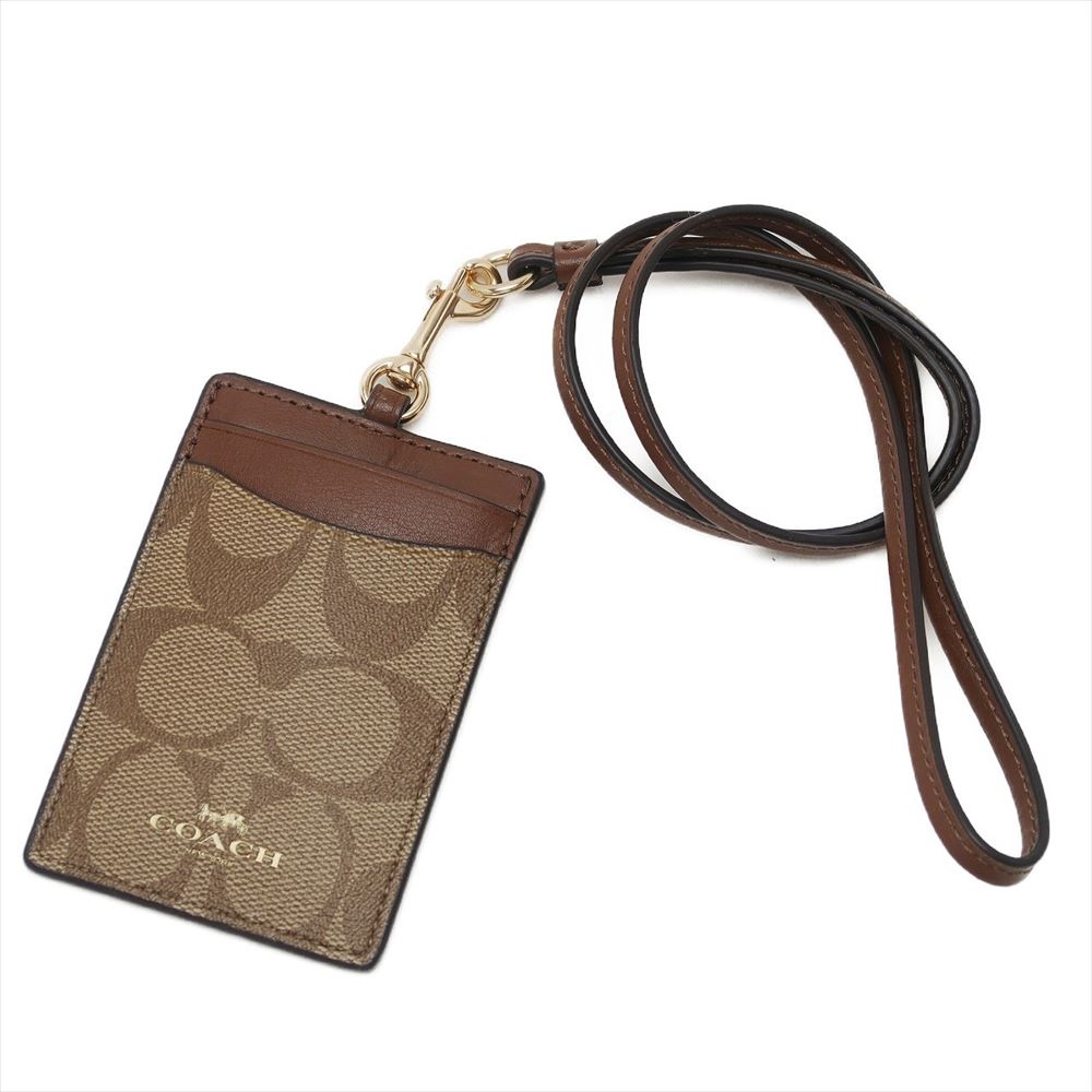 コーチ COACH カードケース レディース ネックストラップ IDケース パスケース 定期入れ COACH-IDHOLDER-L1 ネコポス :  coach-idholder-l1 : 贅沢屋 - 通販 - Yahoo!ショッピング