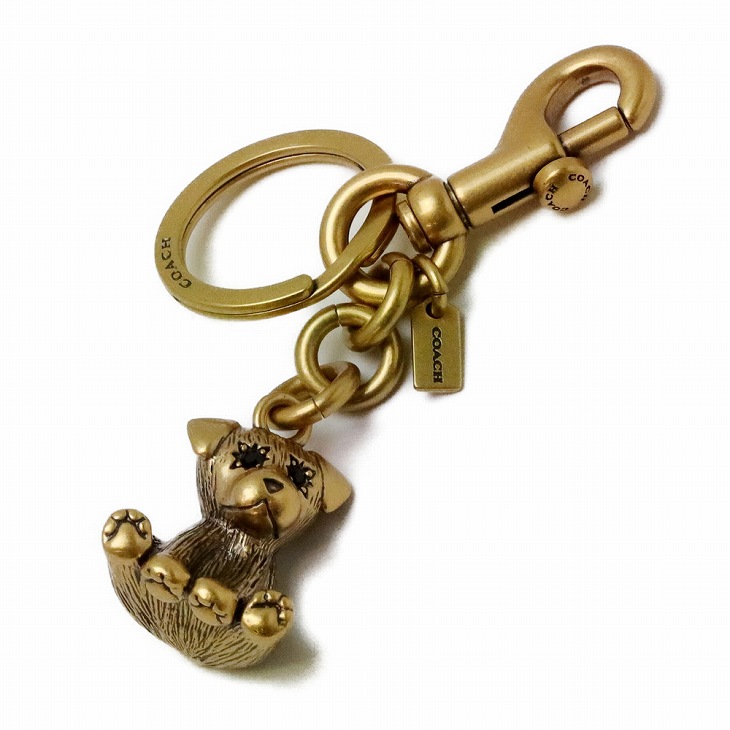 Coach dog best sale bag charm