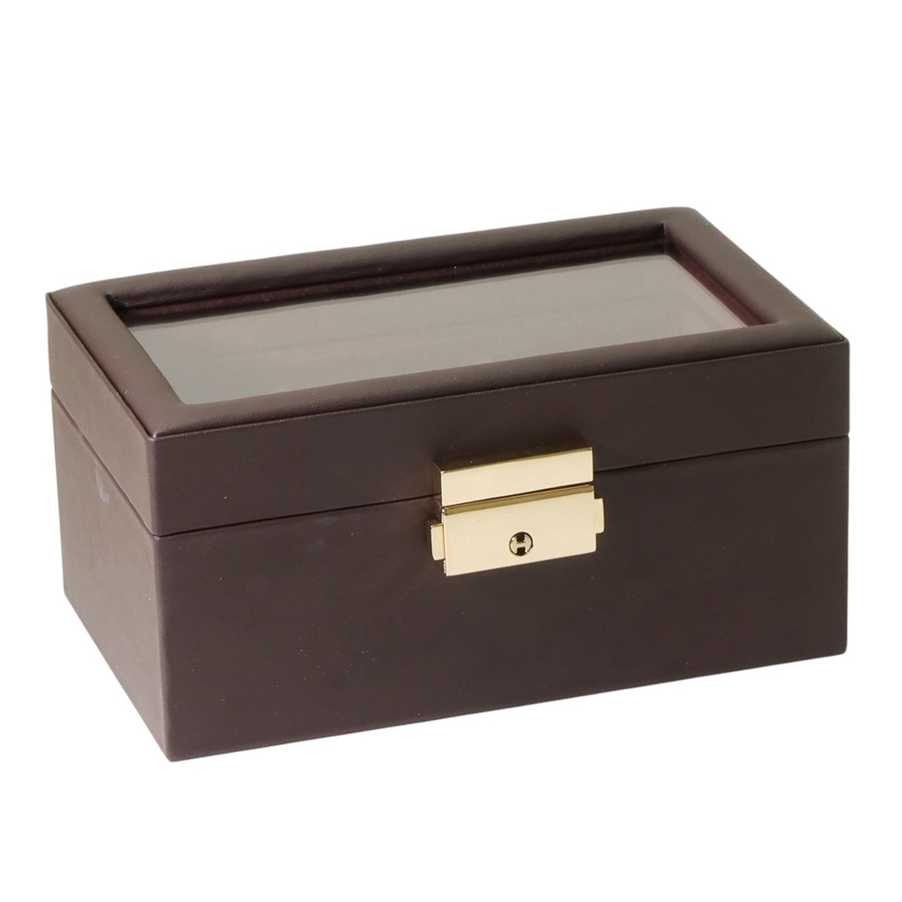 ジュエリーケース 時計ケース アクセサリーケース ジュエリーボックス アクセサリー 収納 ボックス 宝石箱 持ち運び ジュエリー 贅沢屋 JCASE04 |  | 02