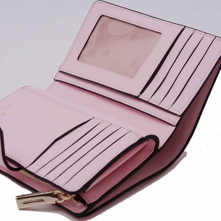 ケイトスペード KateSpade 財布 二つ折り財布 レザー ピンク フルーツ