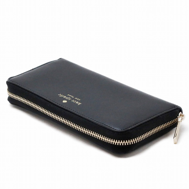 ケイトスペード 財布 Kate Spade 長財布 レディース ラウンドファスナー ブラック 黒 K9347-001 ブランド 人気 kate spade NEW YORK（ケイト・スペード ニューヨーク） 【並行輸入品