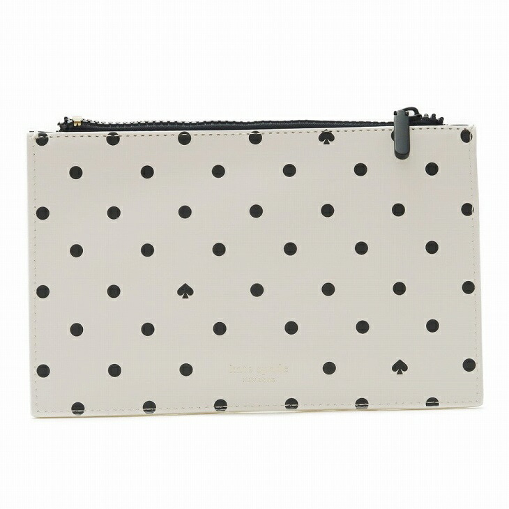 ★Katespade★ケイトスペード ポーチ 大小セット リボン 白 黒 ピンク ☆Katespade☆ケイトスペード ポーチ 大小セット リボン 白 黒