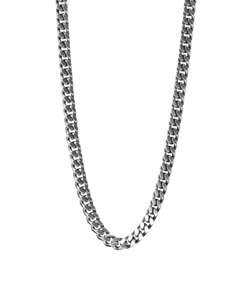 【即発】LION HEART ネックレスチェーン メンズ SV925 M 喜平 BASIC”ラージシルバーチェーンネックレス/喜平/シルバー925