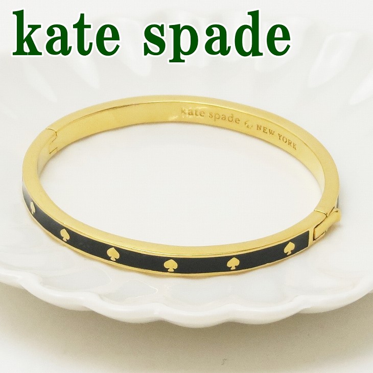 ケイトスペード kate spade バングル ブレスレット ブラック 黒