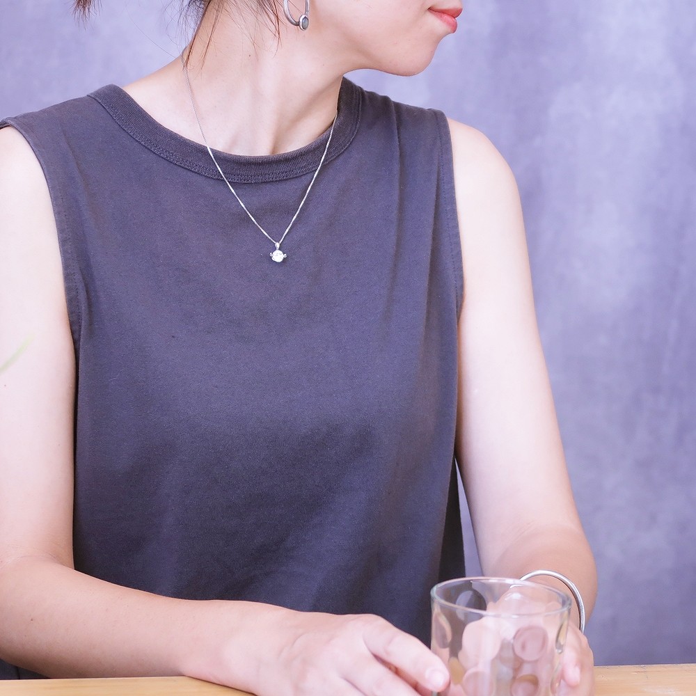 Crossfor NewYork ダンシングストーン ネックレス レディース 大粒 2ct