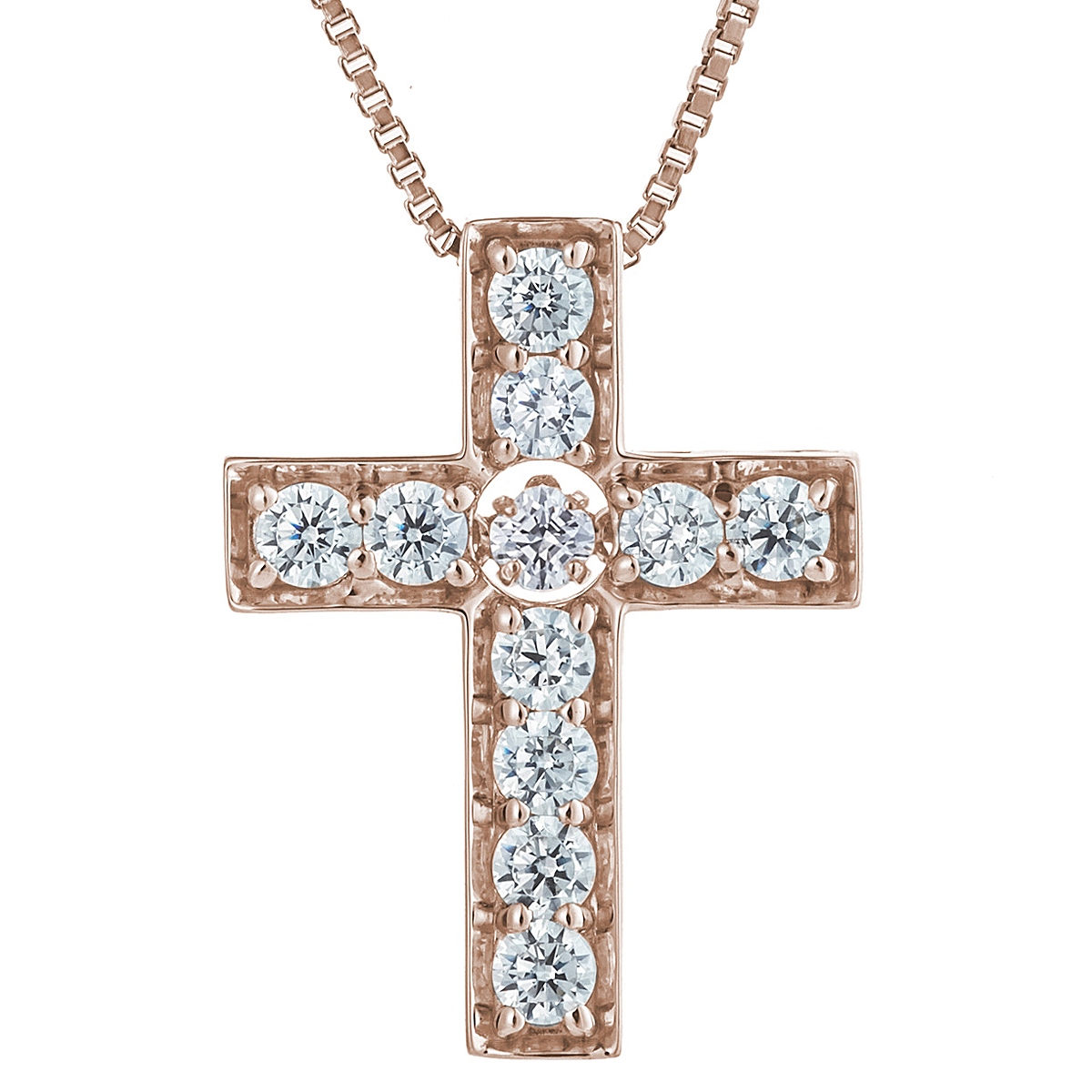 Crossfor NewYork ダンシングストーン ネックレス シルバー925