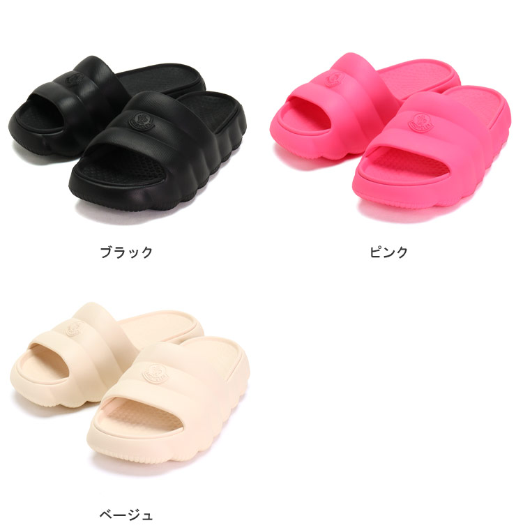 MONCLER*優雅なスタイル*Lilo ロゴ エンボス ラバー スライド 1240001025272_1.jpg