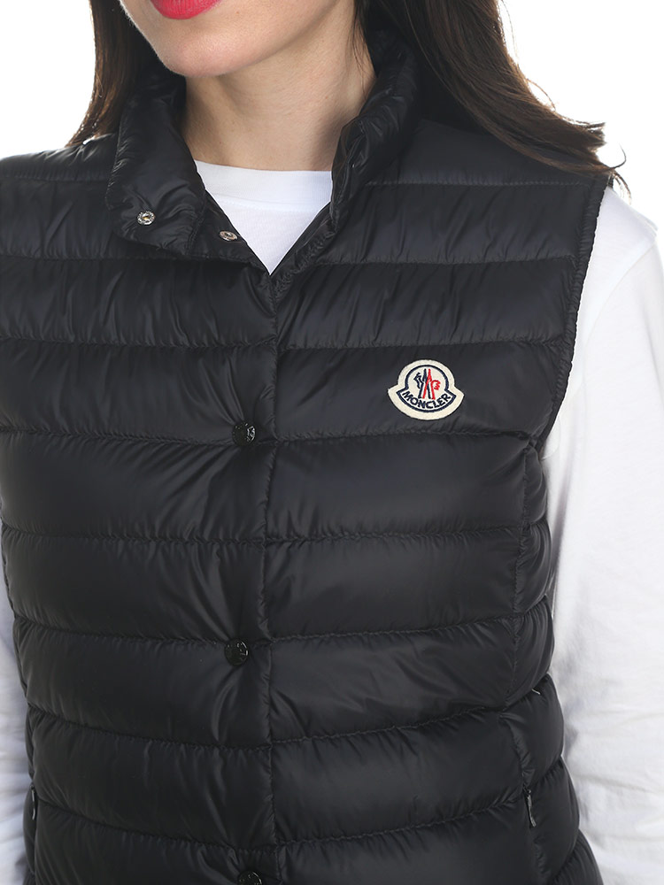 モンクレール MONCLER ダウンベスト レディース ロゴ ベスト ジレ