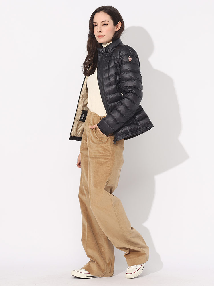 美品　モンクレールダウンジャケット　3(L相当) Lemon MONCLER モンクレール ダウン レディース GRENOBLE ダウン